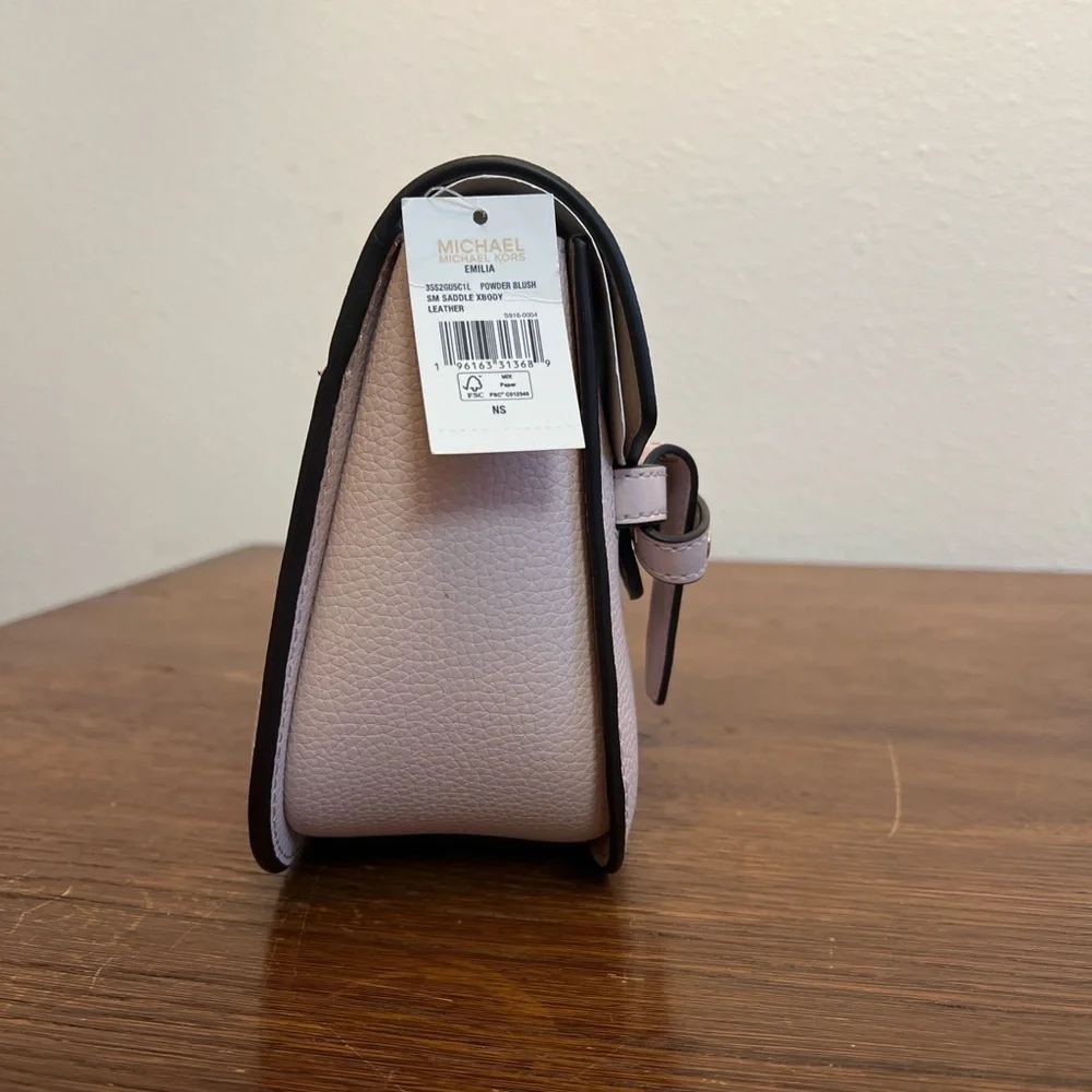 Michael Kors Blush Crossbody Bag with Gold Details